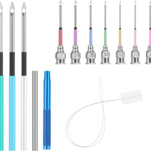 13pc Punch Needle Kit with Handles – 10 Sizes for Embroidery & Cross Stitch DIY