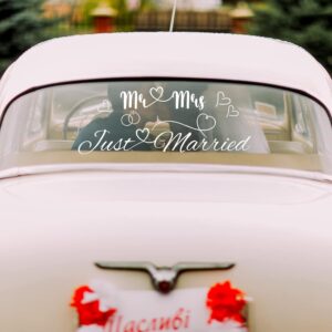 Wedding Car Decals - Just Married (2 Pack)