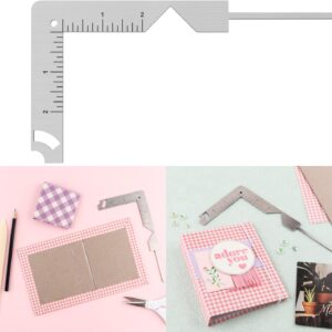 5-in-1 Book Cover Maker – Chipboard Covers, Ruler & Binding Tool