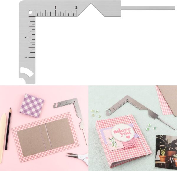5-in-1 Book Cover Maker – Chipboard Covers, Ruler & Binding Tool