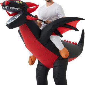Inflatable Dragon Costume Halloween Inflatable Costume for Adults/Man Christmas Party (Dragon Costume)