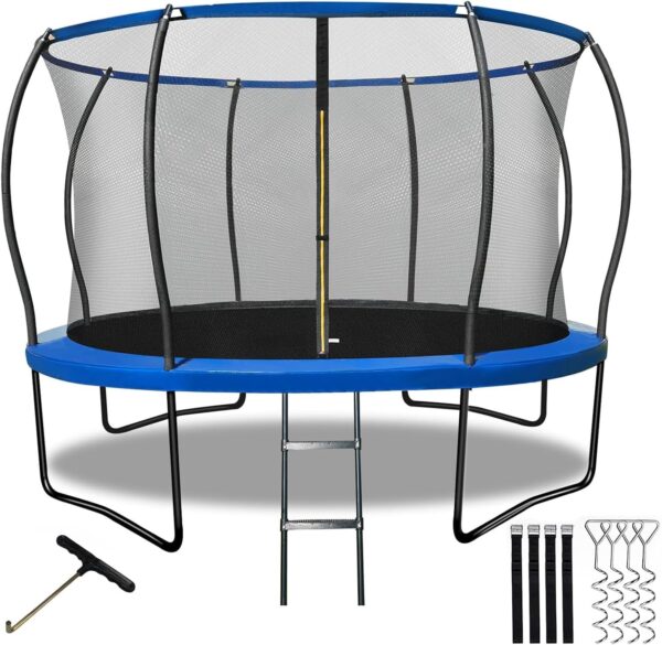 12FT Recreational Trampoline with Enclosure & Ladder (ASTM)