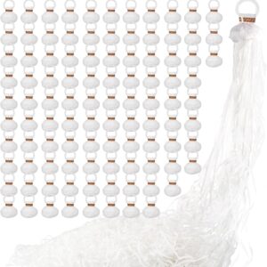 100-Pack No Mess White Confetti Poppers