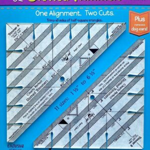 Acrylic Template Ruler for Half-Square Triangles & Strip Piecing