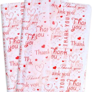Thank You Tissue Paper, 50 Sheets (14"x20") – Bulk Packaging for Small Business
