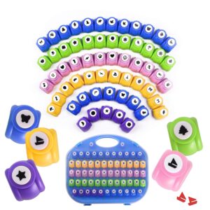 Shape Paper Punch Set, 60pcs: Fun Crafting Hole Punchers for All Ages