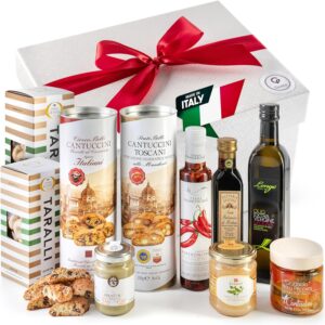 Gusta Italian Gift Basket - Made in Italy, Deluxe Packaging