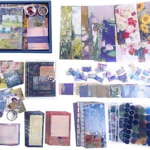Aesthetic Scrapbooking Supplies Kit (Blue)