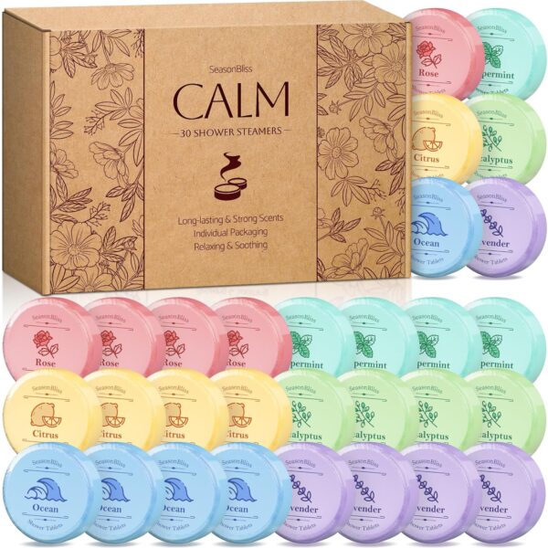 30-Pack Assorted Shower Steamers