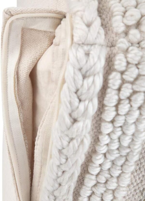 Sommer Boho Square Pouf – Handloom Woven for Living Room, Bedroom, Kids Room - Image 4