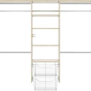 Easy Track Entryway 48 in. to 96 in. W Closet System, PH68-MJ