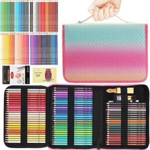 72 Color Soft Core Professional Colored Pencils Set for Artists.