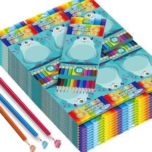 720 Bulk Colored Pencils (60 packs of 12) - Pre-Sharpened Assorted Colors