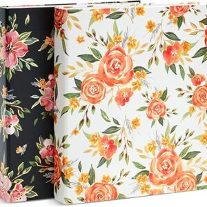 2-Pack Paper Junkie Floral 1.5" 3-Ring Binders (250-Sheet Capacity)