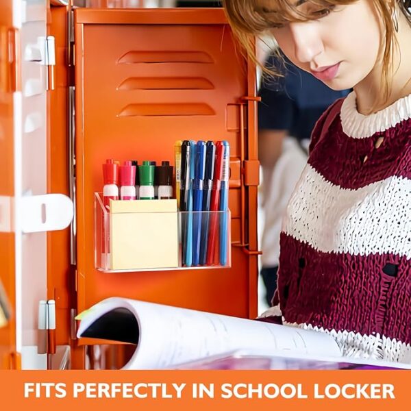 Magnetic Acrylic Pen Holder for Whiteboard, Fridge & Locker - Image 4