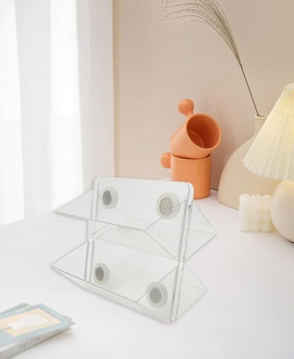 2pcs Wall-Mounted Magnetic Acrylic Organizer for Home & Office - Image 4