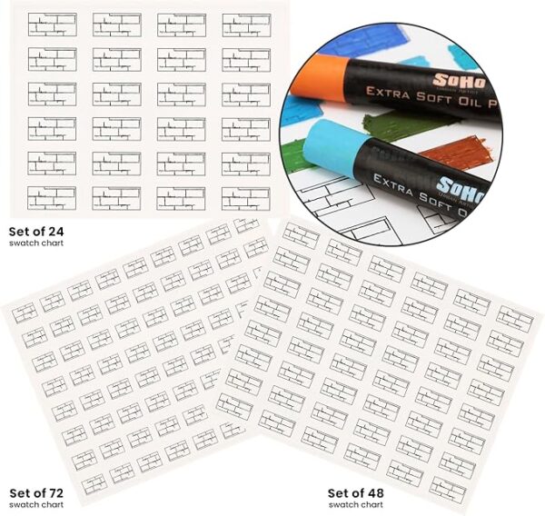 Urban Artist 72-Piece Oil Pastels Set, Extra Soft & Blendable, for Drawing & Layering - Image 3