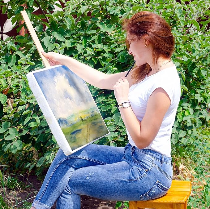 10 Pc Acrylic & Oil Paint Brushes Set for Face, Body & Art Painting - Image 4