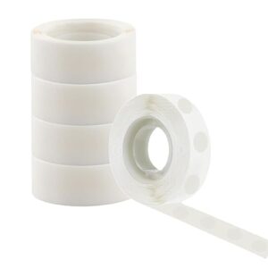 1200PCS Clear Removable Double-Sided Glue Dots for Balloons, Crafts, Wedding Decor