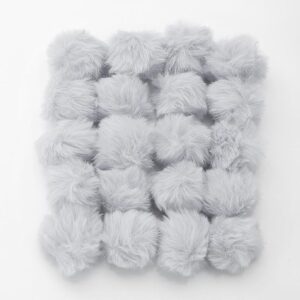 20PCS Grey Pom Pom Balls, 1.5" for Arts, Crafts & Costume Accessories