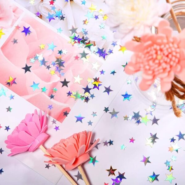 Colorful 3mm Star Glitter Confetti - 10g Craft, Nail & Party Decoration - Image 4