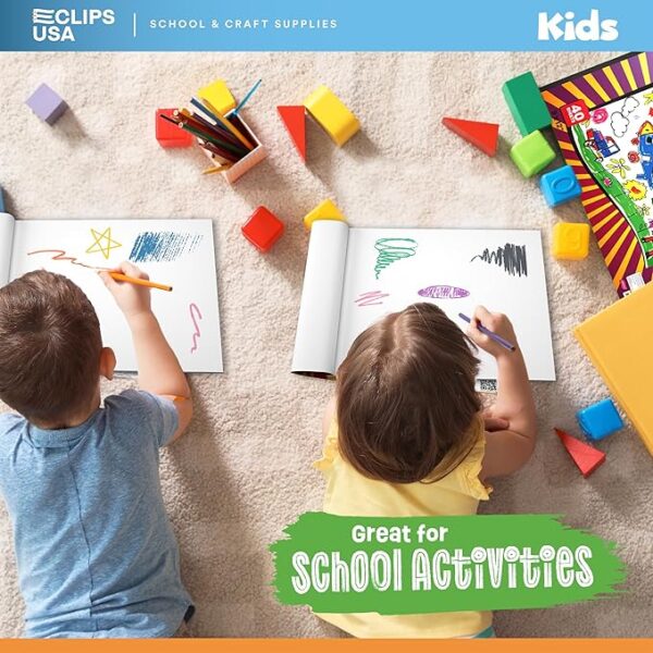 Toddler Drawing Pad: 9x12, 40 Sheets (12-Pack) - Image 4