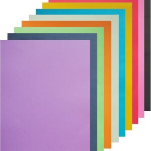 50 Sheets A3 Neon Colored Poster Boards: 16.5x11.7", Bulk
