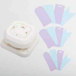 Craft Tag Punch: 4-in-1 Hole Puncher for Scrapbooking & DIY Crafts (4 Shapes)