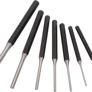 7 Piece Pin Punch Set,1/16" - 5/16"