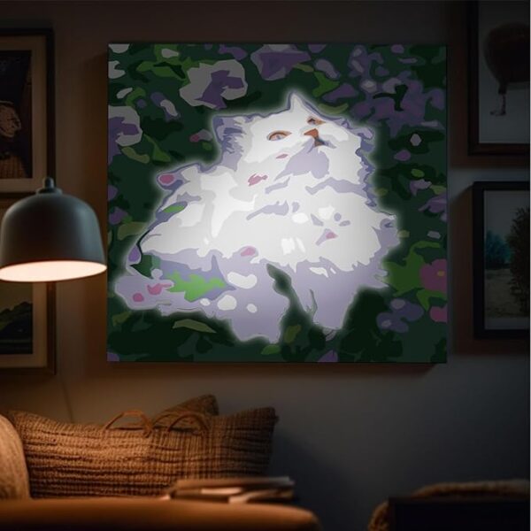Glow-in-the-Dark Paint-by-Numbers Set (Ages 8-12): 3 Framed Canvases, 30 Paints, 5 Brushes - Image 2