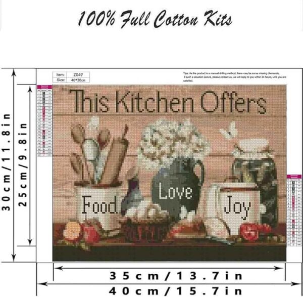 Flower Stamped Cross Stitch Kits for Adults & Beginners - Image 2
