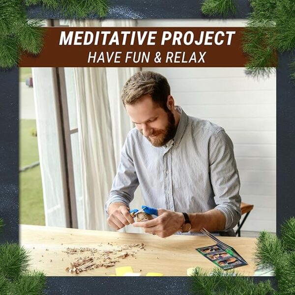 BeaverCraft Comfort Bird Wood Carving Kit: Beginner & Kids Friendly - Image 3