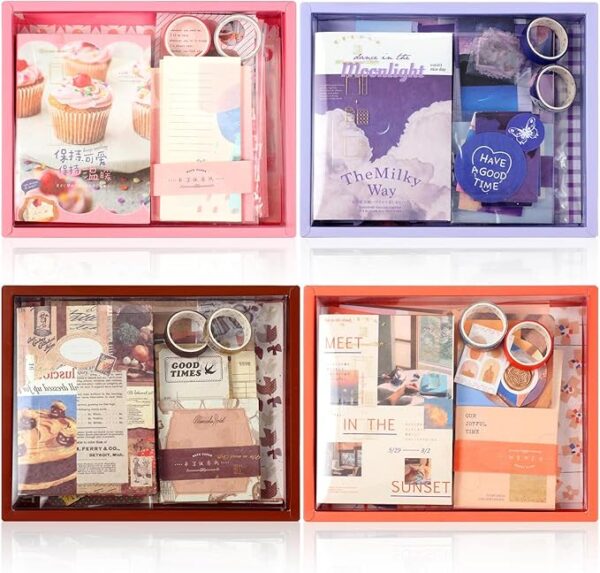 Christmas Aesthetic Scrapbooking Supplies Kit (1388 Pcs)