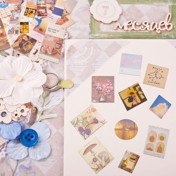 Christmas Aesthetic Scrapbooking Supplies Kit (1388 Pcs) - Image 4