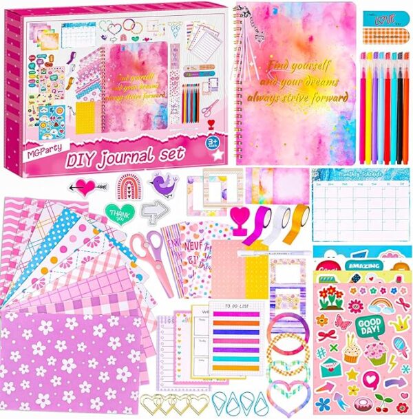 DIY Journal Kit for Girls (Ages 7-13)