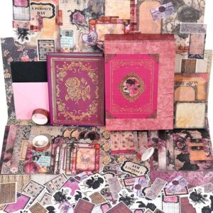 Funto Scrapbooking Kit (185 PCS) - Medieval Chapter: Rose Garden