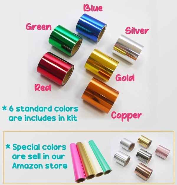 Hot Foil Embossing Stamping Pen (Yellow) - Image 3