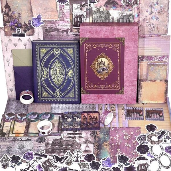 Funto Scrapbooking Kit (185 PCS) - Medieval Chapter: Neruda Love