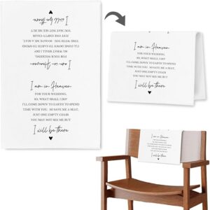 In Loving Memory Wedding Sign: Reserved Chair, Pew Cloth (1 Pc)