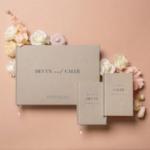 Personalized Wedding Book Set (Design 2)