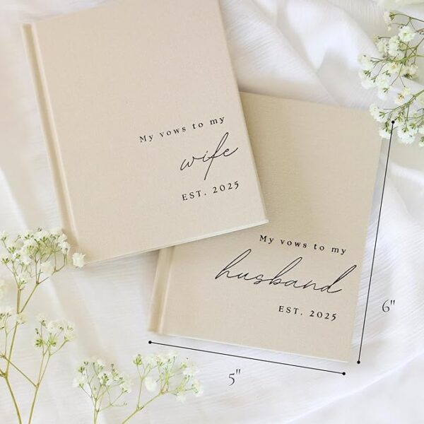 2-Pack Personalized 2025 Vow Books - Image 4