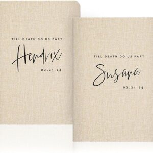 Slim Vow Books (Set of 2): Soft Cover, 48 Lined Pages (5.75" x 4").