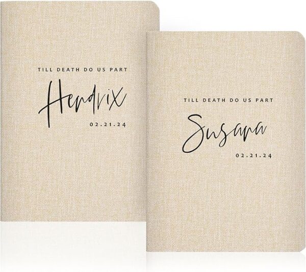 Slim Vow Books (Set of 2): Soft Cover, 48 Lined Pages (5.75" x 4").