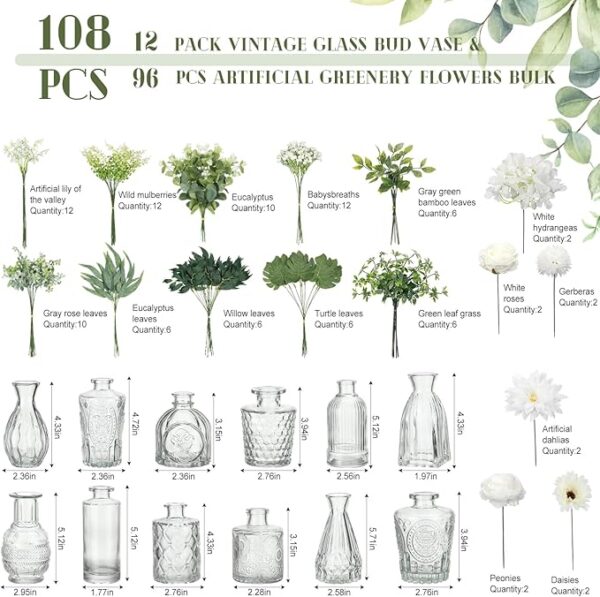 108-Piece Floral Centerpiece Set - Image 2