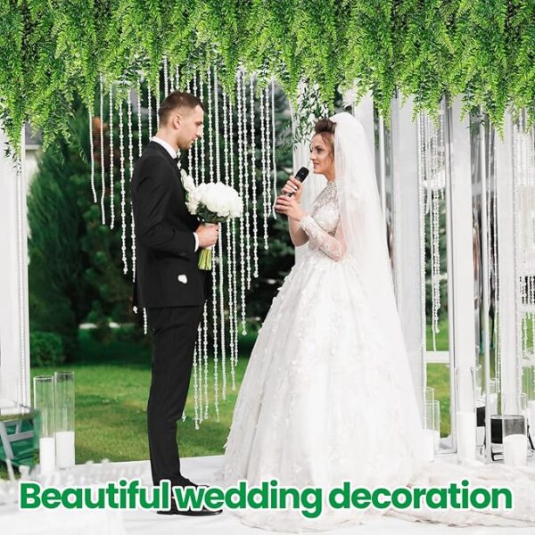20 Pcs Artificial Hanging Boston Ferns (32 Inch), no basket. - Image 4