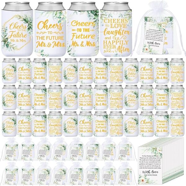 Wedding Can Cooler Sleeves (50-Pack)