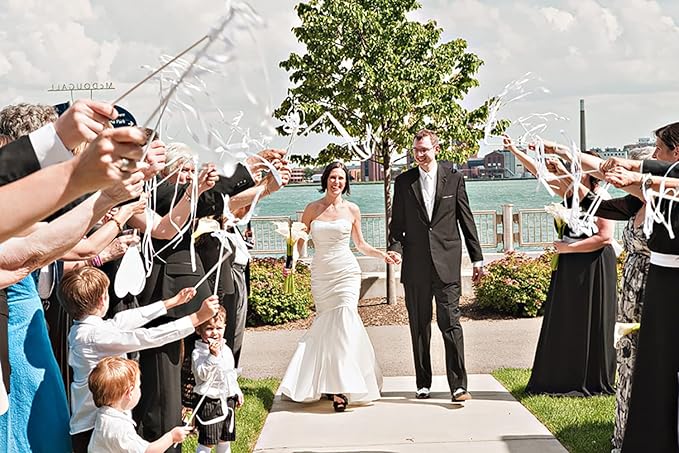 100-Pack Ribbon Wedding Wands - Image 2