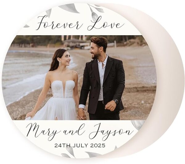 Personalized Photo Wedding Coasters (40-Pack) - Image 3