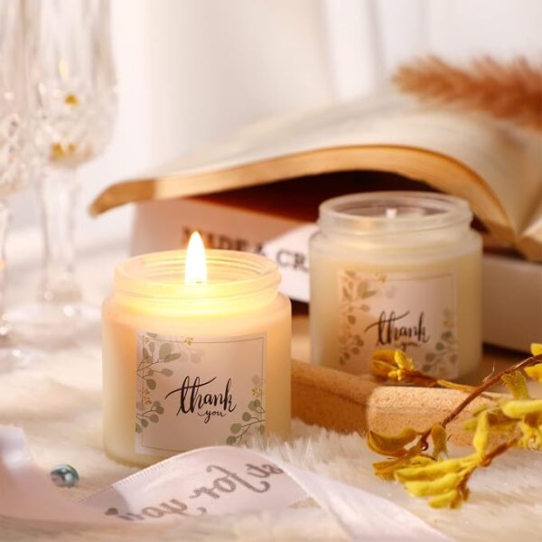 10-Pack Fresh Scented Soy Wax Jar Candles - Image 4