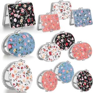 Floral Compact Mirrors (24-Pack)